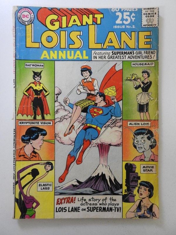 Lois Lane Annual #2 (1963) GVG Condition 1 Spine Split