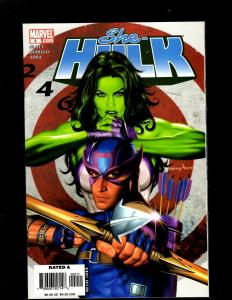 Lot of 9 She-Hulk Marvel Comic Books #1 2 3 4 5 6 7 7 8, Hulk HY3