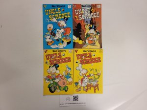 4 Uncle Scrooge Gladstone Comic Books #217 218 221 223 45 TJ31