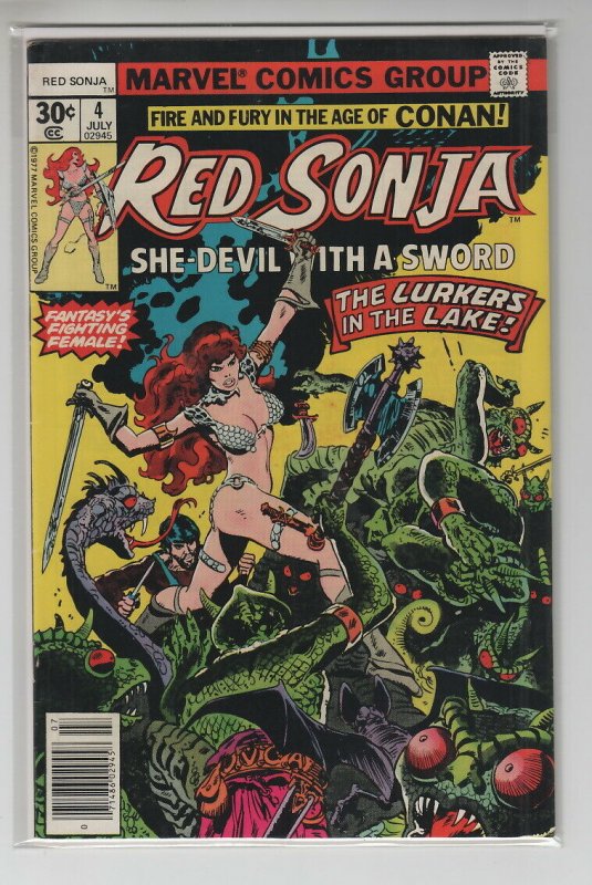 RED SONJA (1977 MARVEL) #4 FN+ A97824