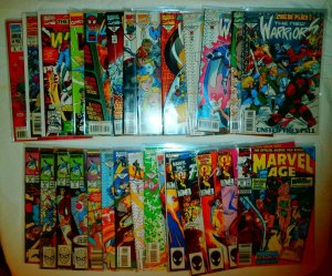 New Warriors V1 #1-53+ (no 3,7,24,27) +Firestar Speedball Nova, comics lot of 69