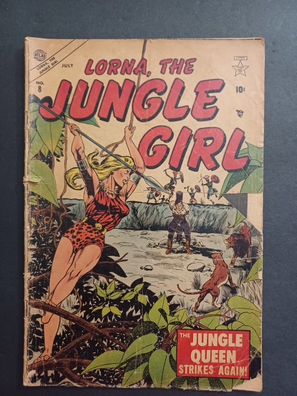 Lorna the Jungle Girl #8 - Atlas - 1954 - GD