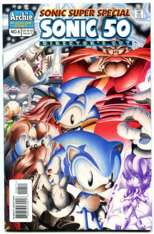 Sonic Super Special #6 1998- Archie Comics- Sonic 50 Director's Cut