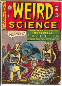 Weird Science #14 1950-EC-Feldstein cover-Kurtzman-Harrison-atomic explosion-G