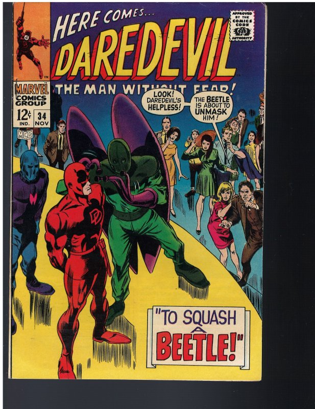 Daredevil #34 (Marvel, 1967) VF+