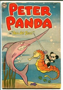 PETER PANDA #7 1954-DC COMICS-SWORDFISH BATTLE COVER-good