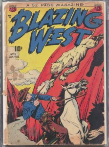 Blazing West #9 (1950) Injun Jones
