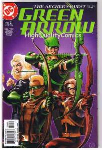 GREEN ARROW #21, NM+, Fatherhood, Ande Parks, 2001, more GA in store