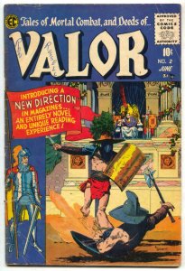 VALOR #2 WILLIAMSON WOOD INGLES KRIGSTEIN EC '55 SWORDS G/VG