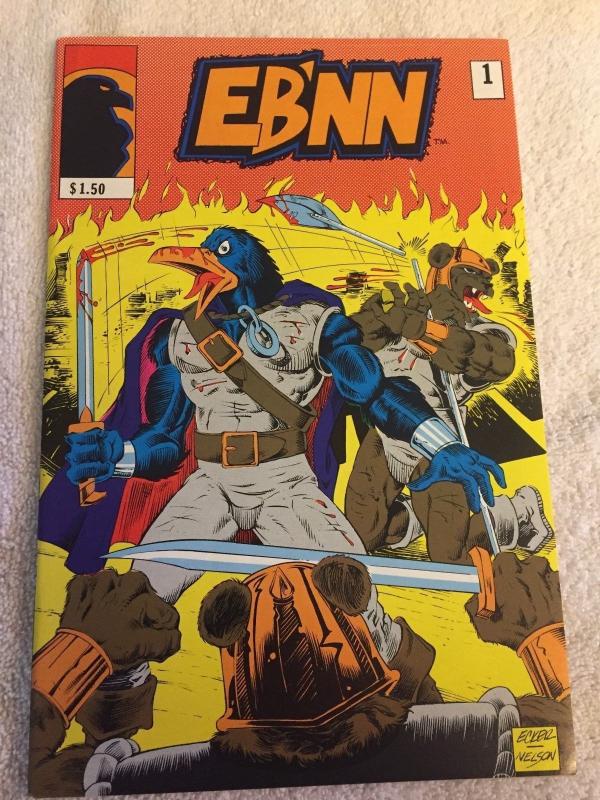  EBIN VOL 1 #1  1986  CROWQUILL COMICS  VF+ NM-