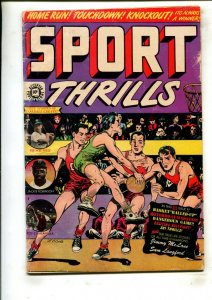 SPORT THRILLS #13 (2.0) L.B. COLE, JACKIE ROBINSON!! 1951