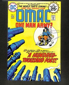 Omac #3 Hundred Thousand Foes! Kafka Appearance Jack Kirby Cover!