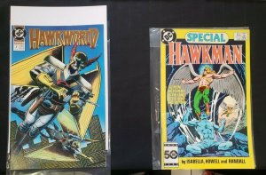 HAWKMAN 5PC (VF) HAWKGIRL, HAWKWORLD, SPECIAL ISSUE #1, LAST RIGHTS 1986-93