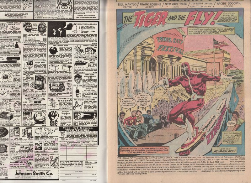 The Human Fly #6,7,8,9,10   Daredevil, White Tiger appearance