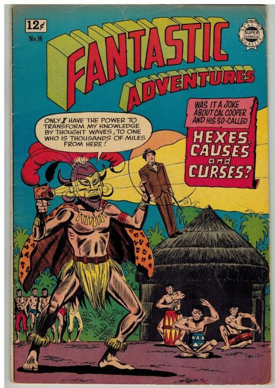 FANTASTIC ADVENTURES (SUPER) 16 VG 1964