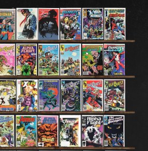 Huge Lot 150+ Comics with Alpha Flight, West Coast Avengers & More!