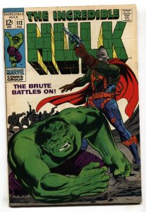 INCREDIBLE HULK #112-comic book-MARVEL VG