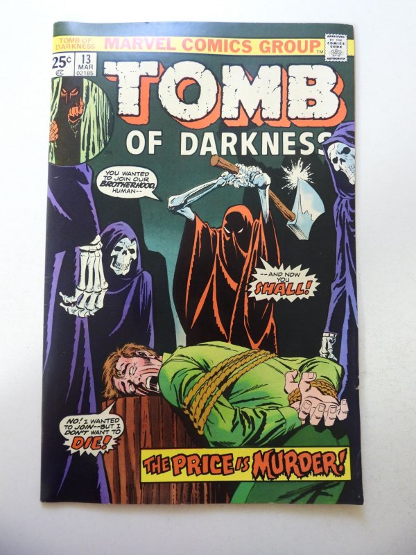 Tomb of Darkness #13 (1975) FN Condition