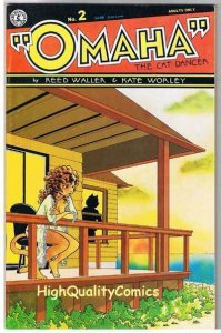 OMAHA the CAT DANCER #2, NM, 2nd print, Reed Waller, Kitchen SInk, 1986