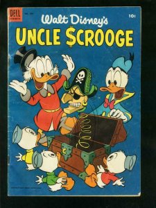 WALT DISNEY'S UNCLE SCROOGE-FOUR COLOR COMICS #495 1953-very good plus VG- 