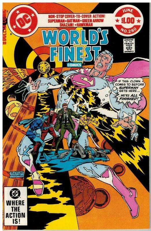 WORLDS FINEST 280 VF-NM $1 COVER GIANTS June 1982 COMICS BOOK