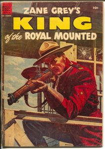 King of The Royal Mounted #16 1954-Dell-Zane Grey-RCMP-VG