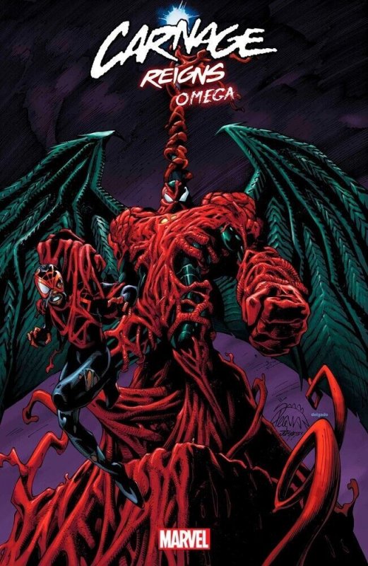Carnage Reigns Omega #1 Marvel Comics Regular Cover Presale 6/28/23 