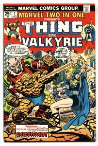 Marvel Two-In-One #7 1975- Valkyrie issue!-Thing-FN+