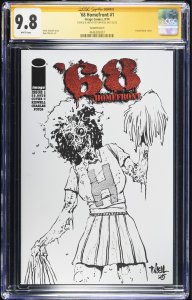 '68 Homefront (2014) # 1 (CGC 9.8 SS) Signed & Sketch Tim Vigil * Image Comics