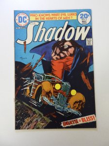 The Shadow #4 (1974) VG+ condition bottom staple detached from cover