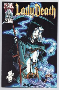 Lady Death Crucible #6 | Signed By Brian Pulido (Chaos, 1997) VF