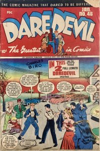 DAREDEVIL COMICS #45 & 46 | GOLDEN AGE FROM 1947 | VERY HARD TO FIND!