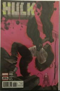 HULK #6 SIGNED BY JEFF DEKIAL MARVEL COMICS 2017 EB200