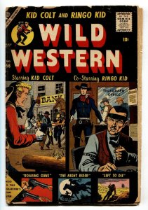 WILD WESTERN #56-KID COLT-RINGO KID-WESTERN-10 CENT-ATLAS-MANEELY-SINNOTT