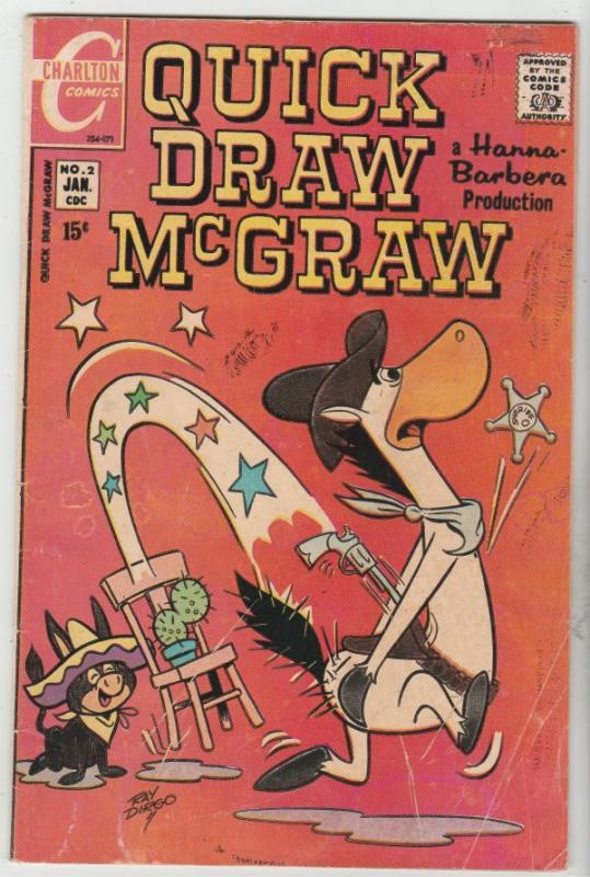 Quick Draw McGraw #2 (Jan-71) VG+ Affordable-Grade Quick Draw McGraw, Baba Louie