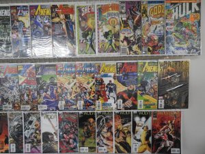 Huge Lot of 150+ Comics W/ Avengers, Hulk, Spider-Man Avg FN/VF Condition!