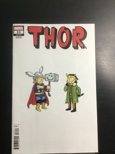 THOR #33 JEFFREY BROWN VAR  MARVEL  COMICS  STOCK  IMG 2023