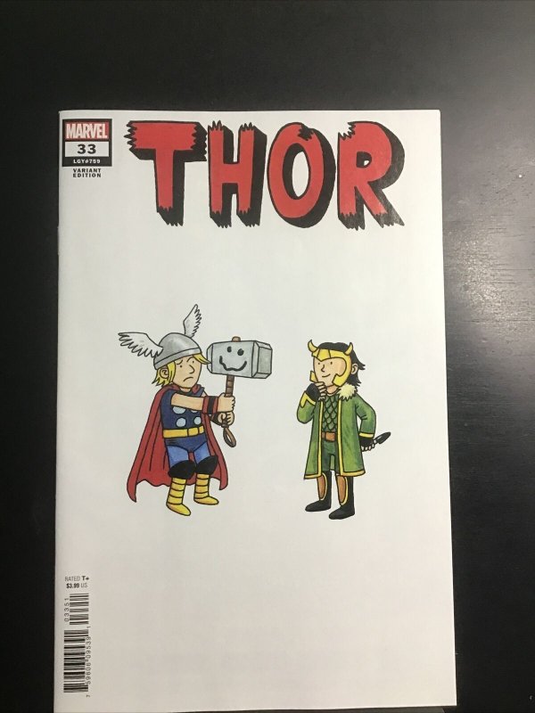 THOR #33 JEFFREY BROWN VAR  MARVEL  COMICS  STOCK  IMG 2023