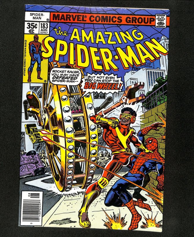 Amazing Spider-Man #183 Rocket Racer Appearance! Ross Andru Cover Art!