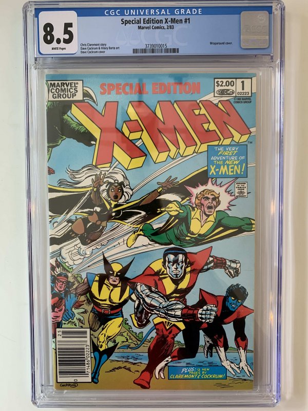 Special Edition X-Men #1 CGC 8.5 Newsstand - (1983) - wraparound cover