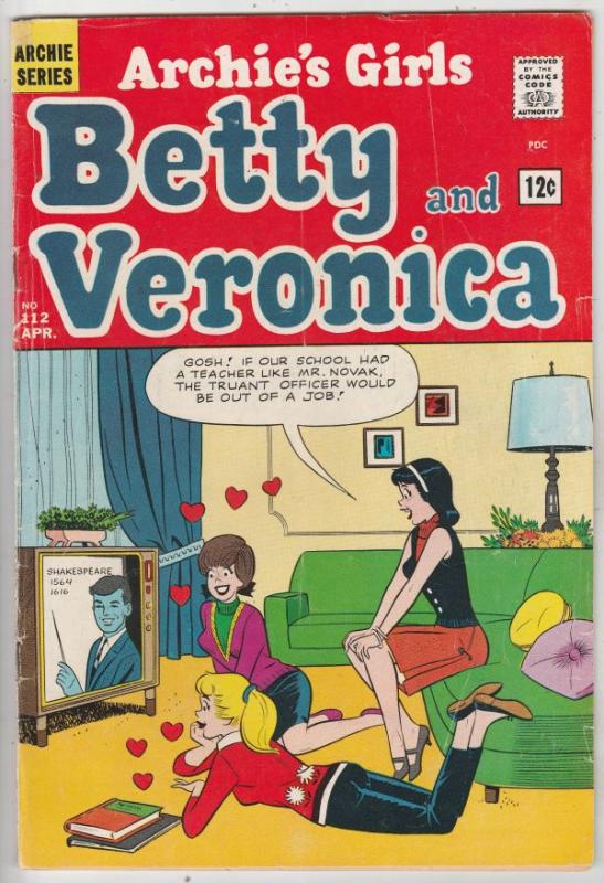 Archie's Girls Betty and Veronica #112 (Apr-65) VG/FN Mid-Grade Archie, Betty...