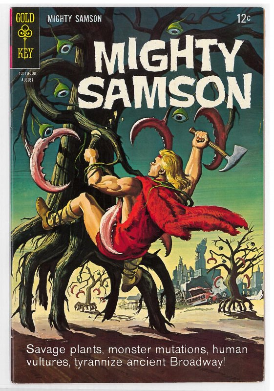 Mighty Samson (1964 Gold Key) #11 FN+ Savage Plants!
