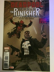 Deadpool VERSUS The Punisher #2 Lente Perez Redmond Marvel Comics 2017