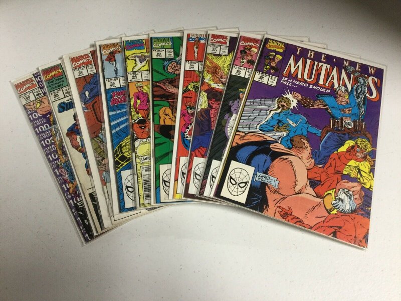 New Mutants 89-96 99 100 Fn-Vf Fine-Very Fine Marvel Comics