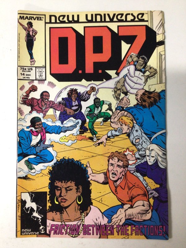 D.P.7 #13 & 14 (1987) Marvel Comics new universe Lot of 2