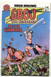 GROO THE WANDERER #7 First appearance of Chakaal comic book