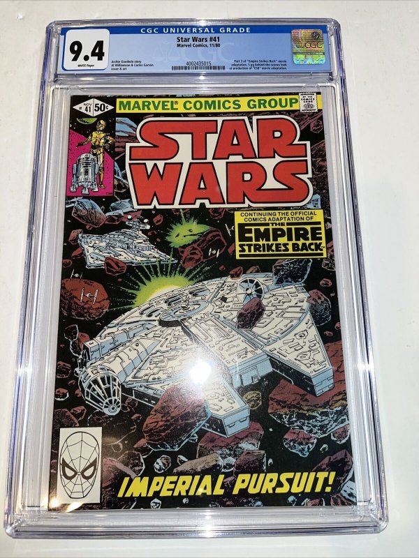 Star Wars (1980) # 41 (CGC 9.4 WP) | 1st app of Yoda | Empire Strikes Back