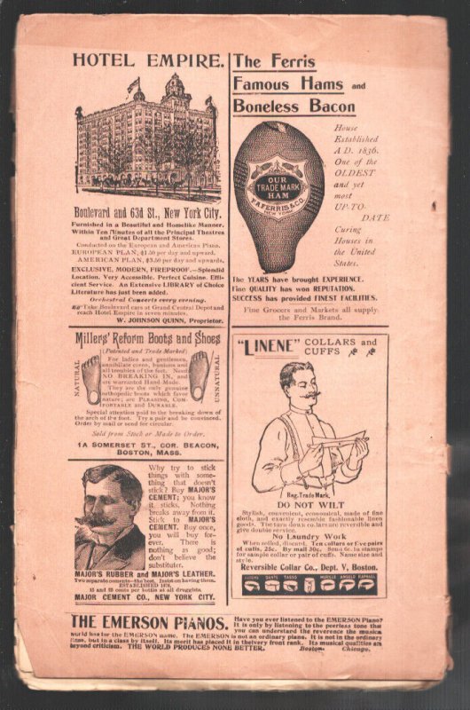 Living Age 9/15/1900-Vintage reading & ads-Insight from the era-Heart of Dark...