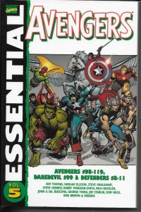 Lot of 5 TPBs: Essential Marvel Avengers #1-5 (Amazing) Lee Kirby Busema 2 3 4