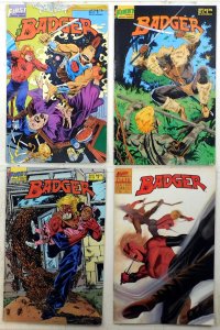 Badger Lot of 4 #13, 15, 26, 32 (1986) First Comics 1st Print Comic Books